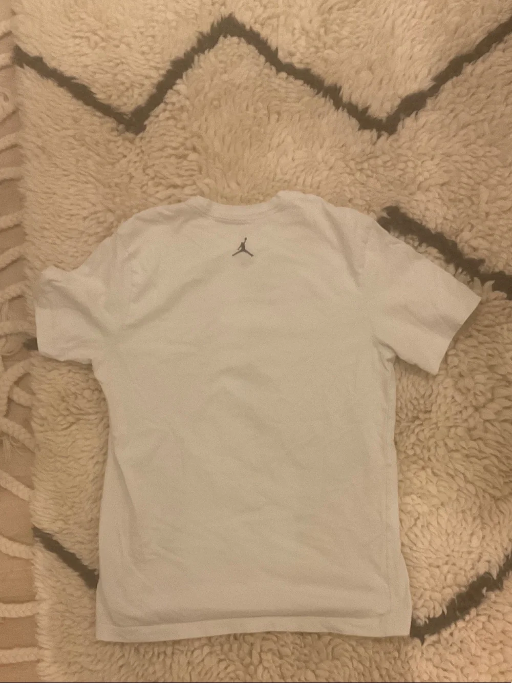 Jordan White Mens Short-Sleeve Graphic Tee